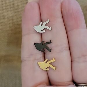 BIGFOOT STUD EARRINGS, Choice of Color